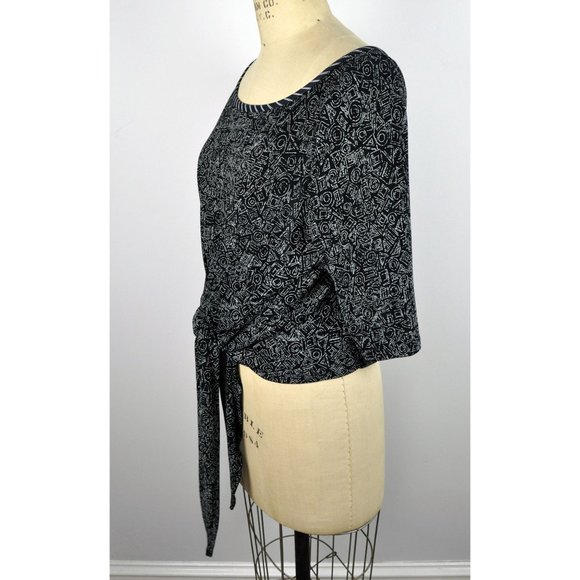 Vintage Koos Van Den Akker Stretch Tiewaist Top - Picture 4 of 7